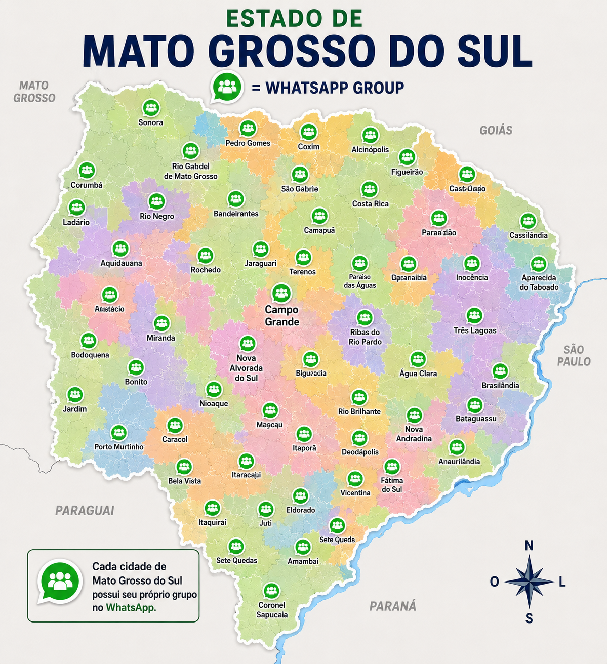 GRUPO DE WHATSAPP DE MATO GROSSO DO SUL