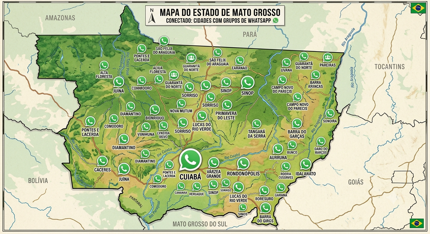 GRUPO DE WHATSAPP DE MATO GROSSO