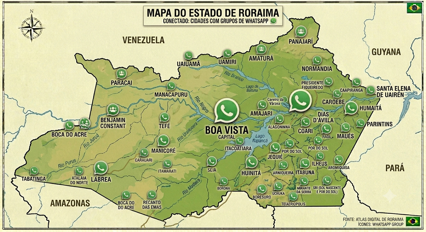 GRUPO DE WHATSAPP DE RORAIMA