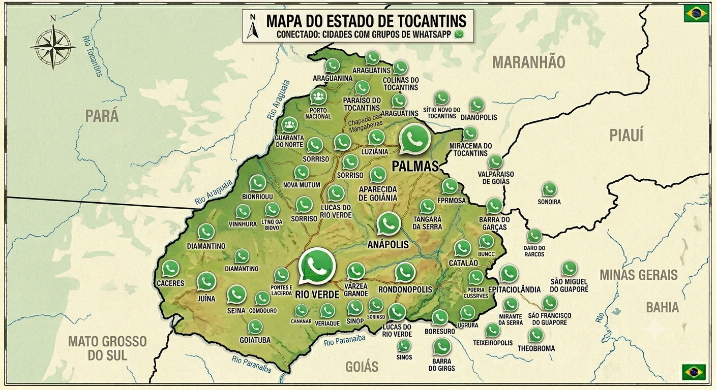 GRUPO DE WHATSAPP DE TOCANTINS