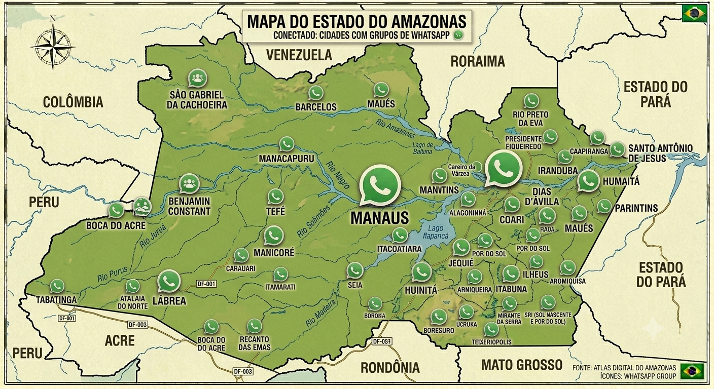 GRUPO DE WHATSAPP DO AMAZONAS