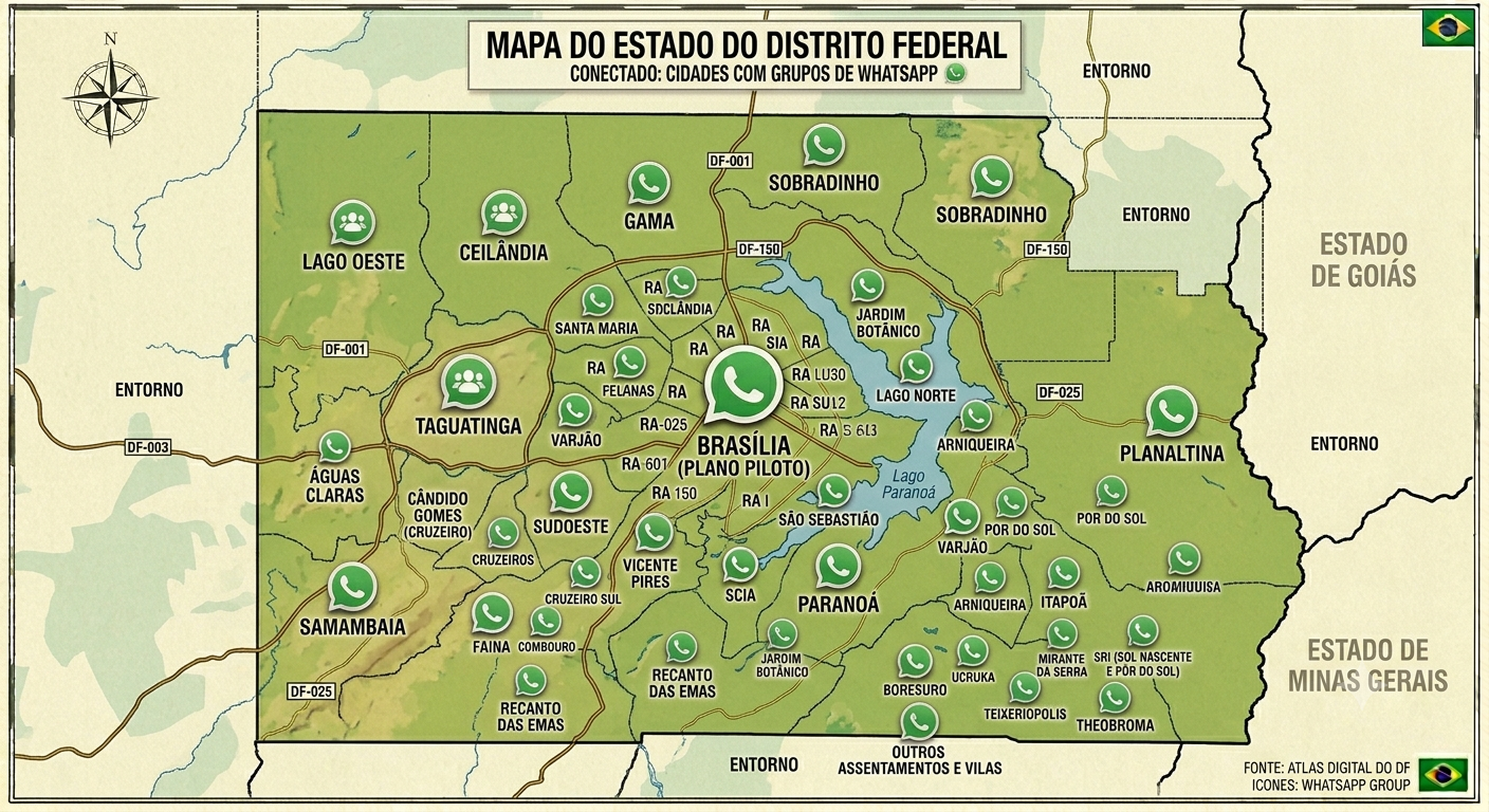 GRUPO DE WHATSAPP DO DISTRITO FEDERAL