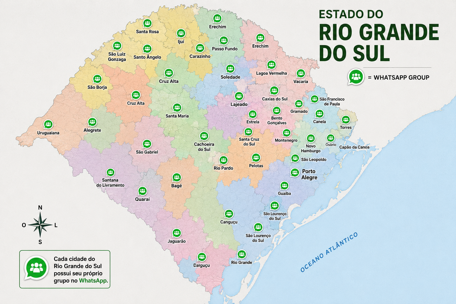 GRUPO DE WHATSAPP DO RIO GRANDE DO SUL